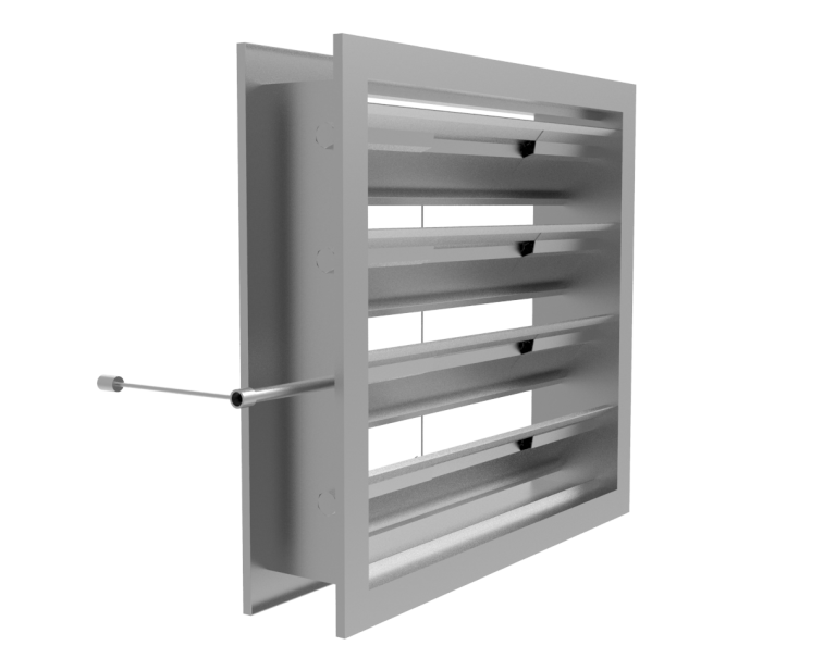 TEK TARAFLI HAVA DAMPERİ